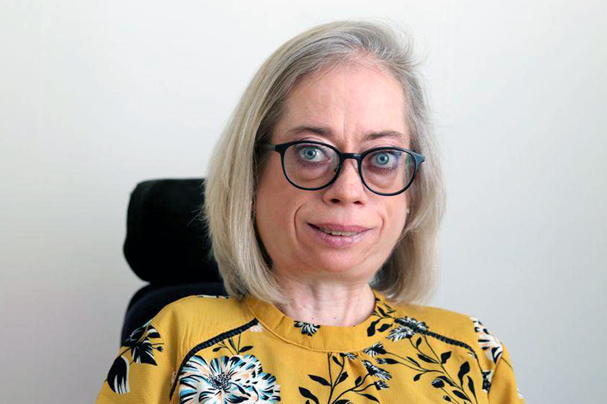 Sophie Karlsson, ordförande för IfA, Intressegruppen för Assistansberättigade